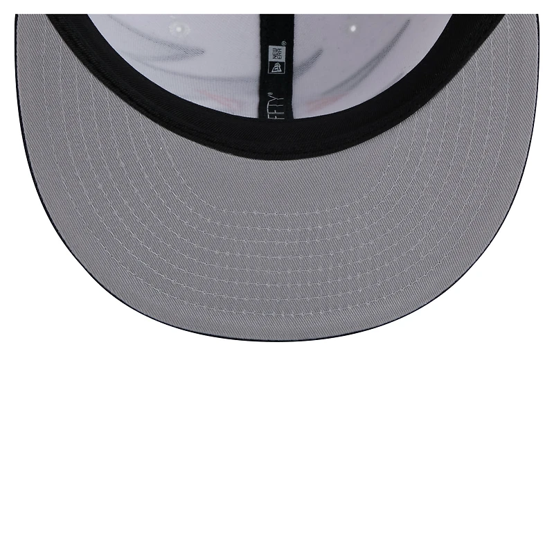 Men's New Era Navy/White Houston Astros Jagged 9FIFTY Snapback Hat