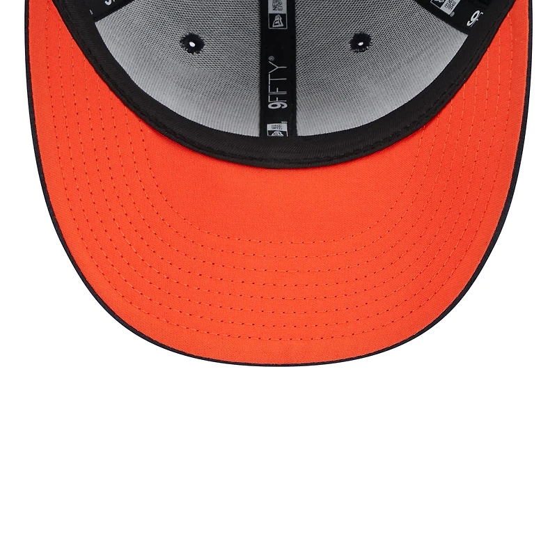 Men's New Era Navy Houston Astros 2024 Clubhouse Low Profile 9FIFTY Snapback Hat