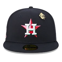 Men's New Era  Navy Houston Astros 2025 Big League Chew 59FIFTY Fitted Hat