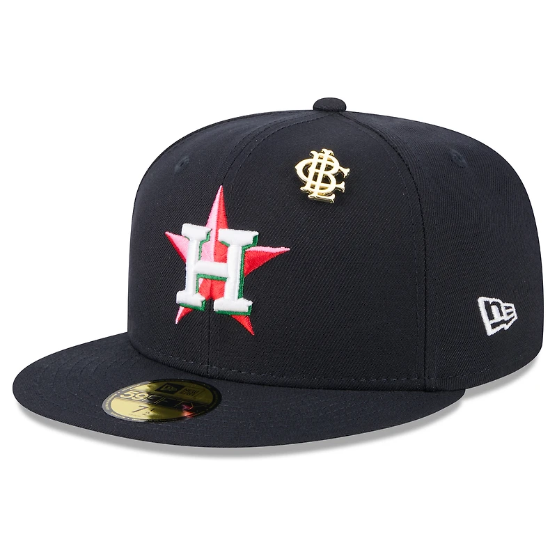 Men's New Era  Navy Houston Astros 2025 Big League Chew 59FIFTY Fitted Hat