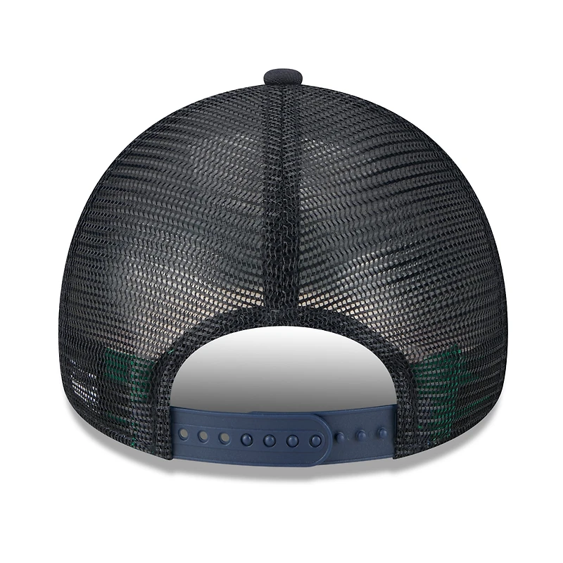 Casquette camionneur ajustable New Era 9FORTY bleu marine Houston Astros 2025 Big League Chew pour homme