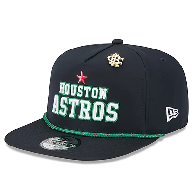 Men's New Era  Navy Houston Astros 2025 Big League Chew Golfer Snapback Hat