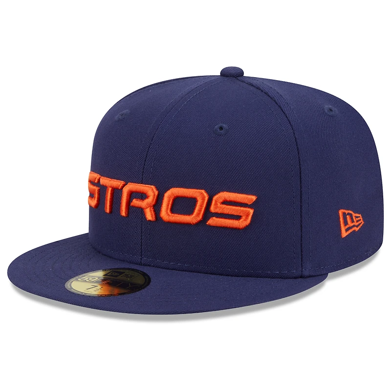Casquette ajustée 59FIFTY City Connect 2025 des Astros de Houston pour homme New Era bleu marine