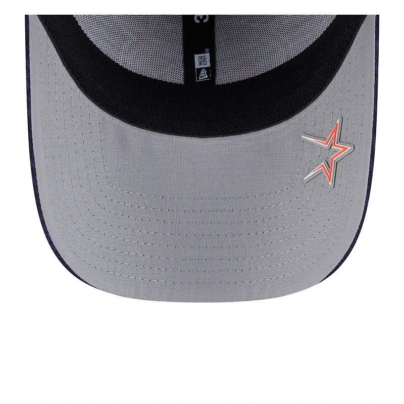 Men's New Era Navy Houston Astros 2025 MLB Clubhouse 39THIRTY Flex Hat