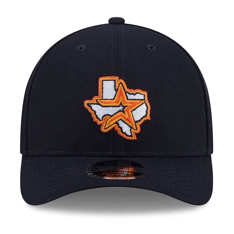 Men's New Era Navy Houston Astros 2026 Baseball Hall of Fame 9FORTY M-Crown Adjustable Hat
