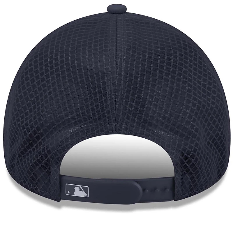 Men's New Era Navy Houston Astros 2026 Batting Practice Alternate Apex 9FORTY Adjustable Hat