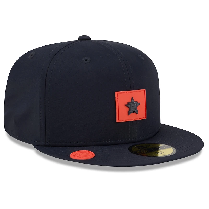 Casquette ajustée New Era bleu marine Houston Astros 2026 Clubhouse 59FIFTY pour homme