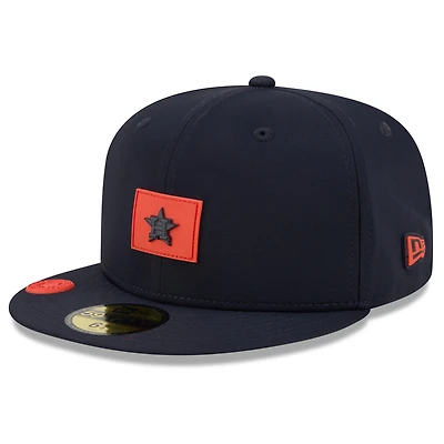 Casquette ajustée New Era bleu marine Houston Astros 2026 Clubhouse 59FIFTY pour homme
