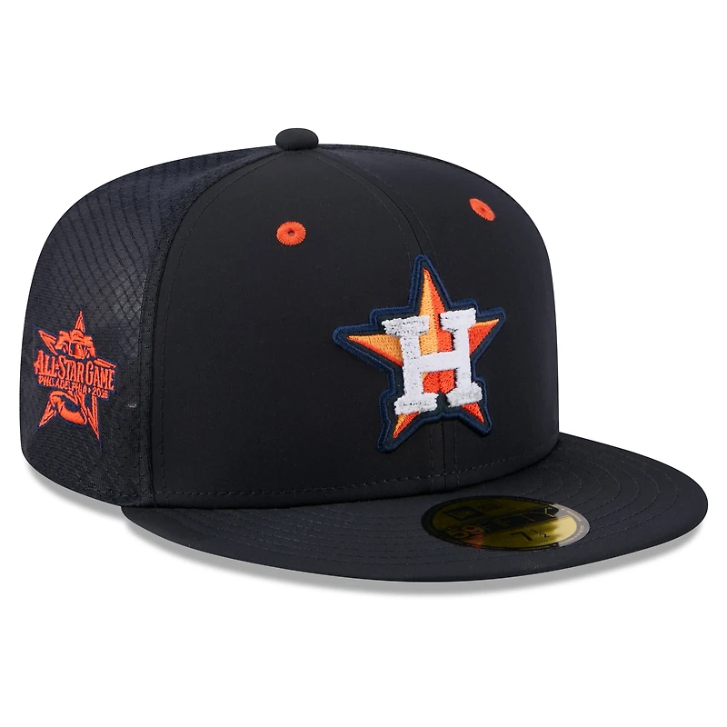 Men's New Era Navy Houston Astros 2026 MLB All-Star Game Workout 59FIFTY Fitted Hat