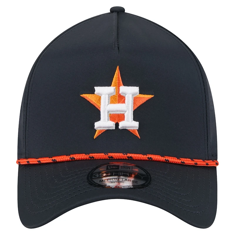 Casquette perforée A-Frame Flex 39THIRTY bleu marine des Astros de Houston pour homme New Era