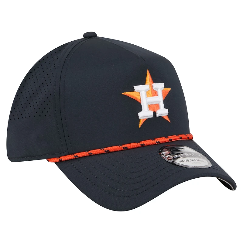 Casquette perforée A-Frame Flex 39THIRTY bleu marine des Astros de Houston pour homme New Era