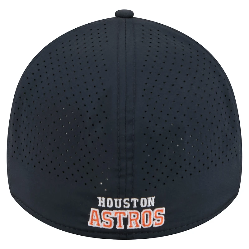 Casquette perforée A-Frame Flex 39THIRTY bleu marine des Astros de Houston pour homme New Era