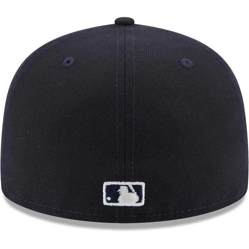 Casquette ajustée 59FIFTY Botanical 45th Anniversary des Astros de Houston New Era pour homme - Bleu marine