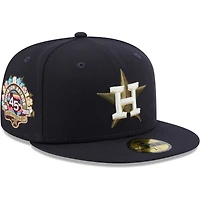 Casquette ajustée 59FIFTY Botanical 45th Anniversary des Astros de Houston New Era pour homme - Bleu marine