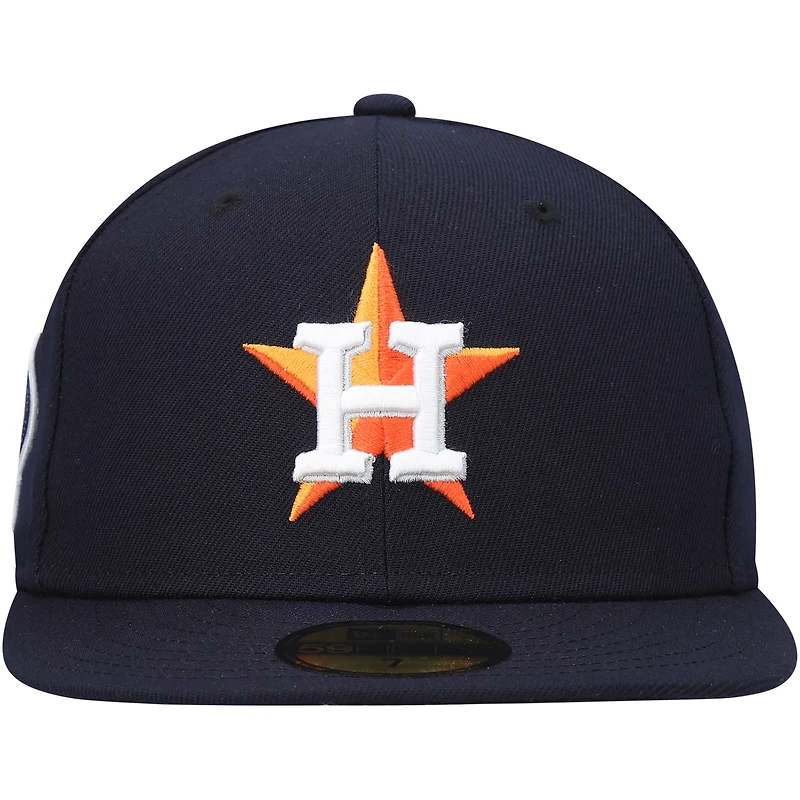 Men's New Era Navy Houston Astros 9/11 Memorial Side Patch 59FIFTY Fitted Hat