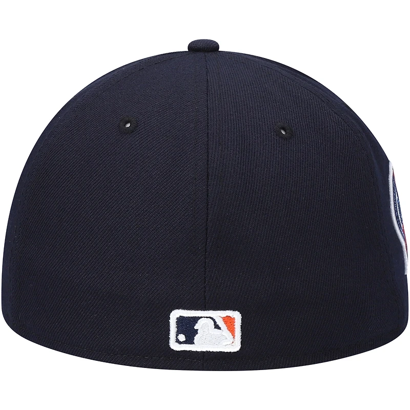 Men's New Era Navy Houston Astros 9/11 Memorial Side Patch 59FIFTY Fitted Hat