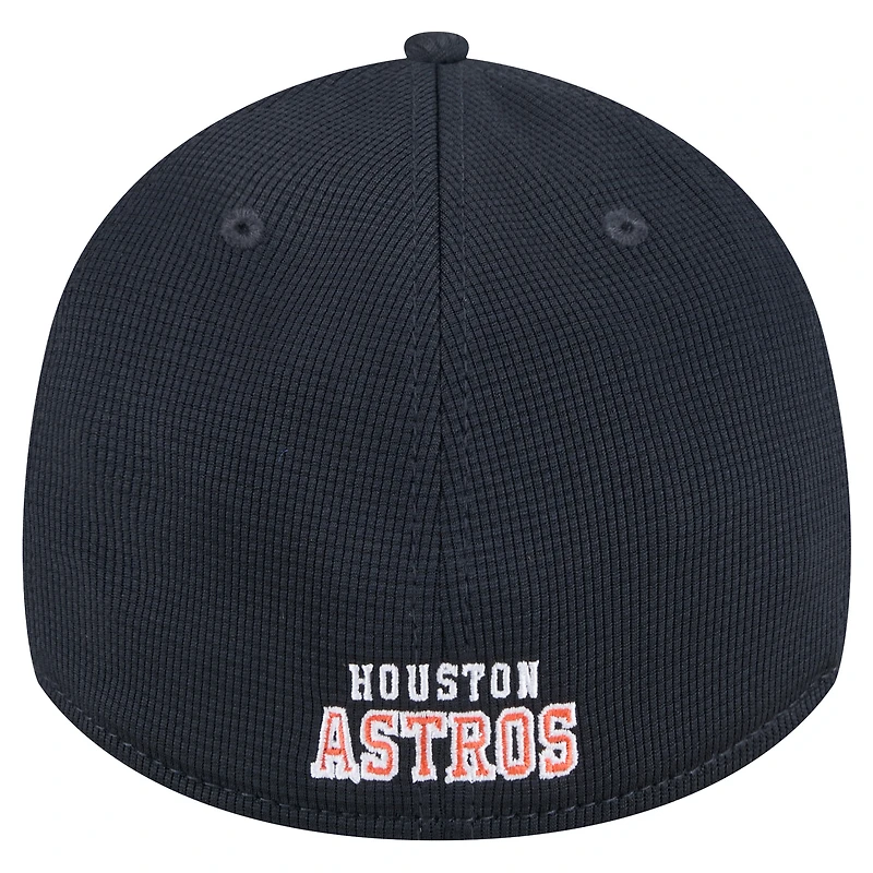 Casquette New Era bleu marine Houston Astros Active Pivot 39THIRTY Flex pour hommes