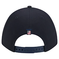 Men's New Era Navy Houston Astros American Flag 9FORTY M-Crown A-Frame Adjustable Hat