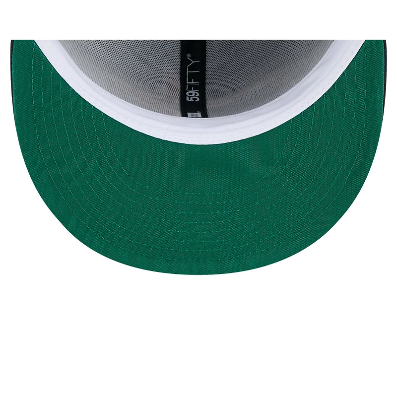 Casquette ajustée 59FIFTY bleu marine des Astros de Houston pour homme, style Temple la renommée du baseball, New Era