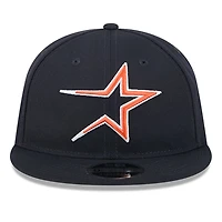 Casquette ajustable New Era 9FIFTY bleu marine pour homme, motif rétro du Temple de la renommée baseball des Astros Houston