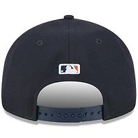 Casquette ajustable New Era 9FIFTY bleu marine pour homme, motif rétro du Temple de la renommée baseball des Astros Houston