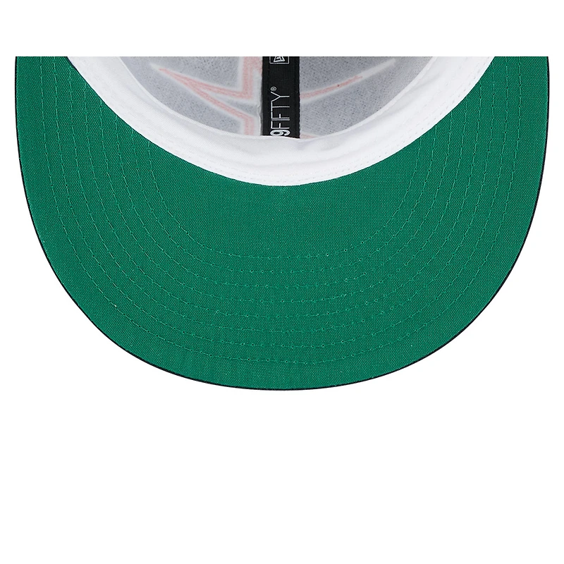 Casquette ajustable New Era 9FIFTY bleu marine pour homme, motif rétro du Temple de la renommée baseball des Astros Houston
