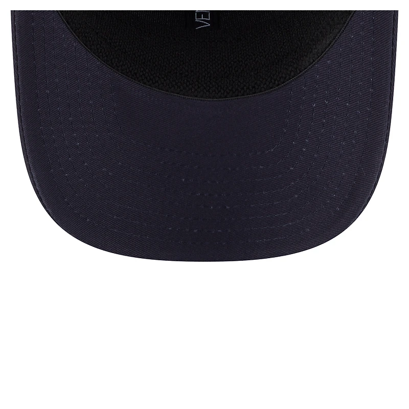 Men's New Era Navy Houston Astros Circle Patch 9SEVENTY Stretch-Snap Hat