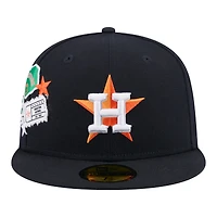 Men's New Era  Navy Houston Astros City Patch 59FIFTY Fitted Hat