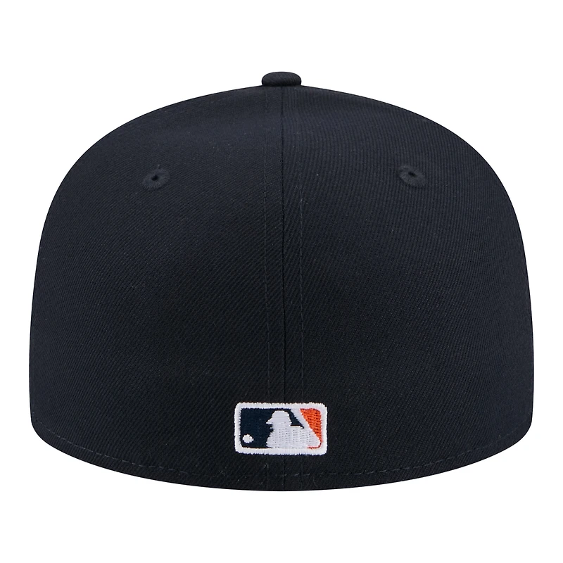 Casquette ajustée New Era 59FIFTY pour homme, bleu marine, Houston Astros, avec écusson de la ville
