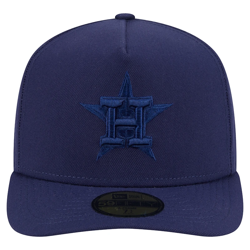 Casquette ajustée New Era 59FIFTY bleu marine Houston Astros Color Pack pour homme