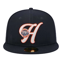 Casquette ajustée New Era pour homme avec logo Duo 2.0 59FIFTY des Astros de Houston bleu marine