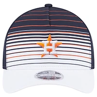 Casquette ajustable New Era 9FORTY M-Crown bleu marine pour homme Houston Astros