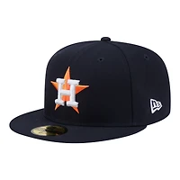 Casquette ajustée New Era 59FIFTY bleu marine Houston Astros pour homme