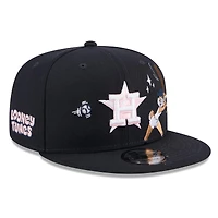 Men's New Era Navy Houston Astros Looney Tunes Lola Bunny 9FIFTY Snapback Hat