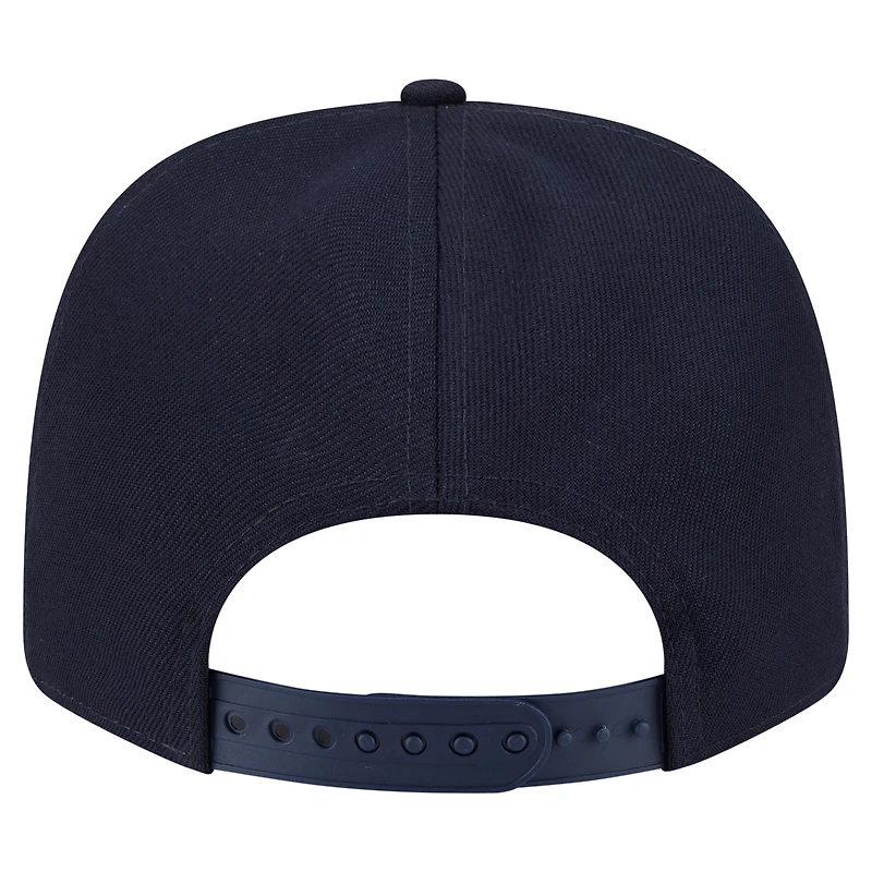 Casquette extensible à boutons-pression New Era pour homme Houston Astros Multi-Rope 9SEVENTY bleu marine
