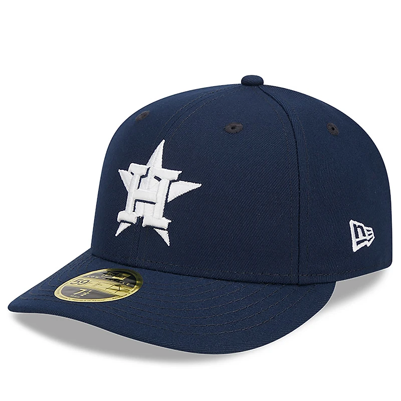 Men's New Era Navy Houston Astros Oceanside Low Profile 59FIFTY Fitted Hat