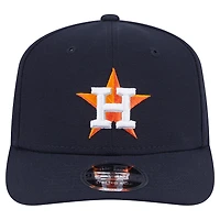Casquette extensible à pression New Era bleu marine Houston Astros Performance 9SEVENTY pour homme