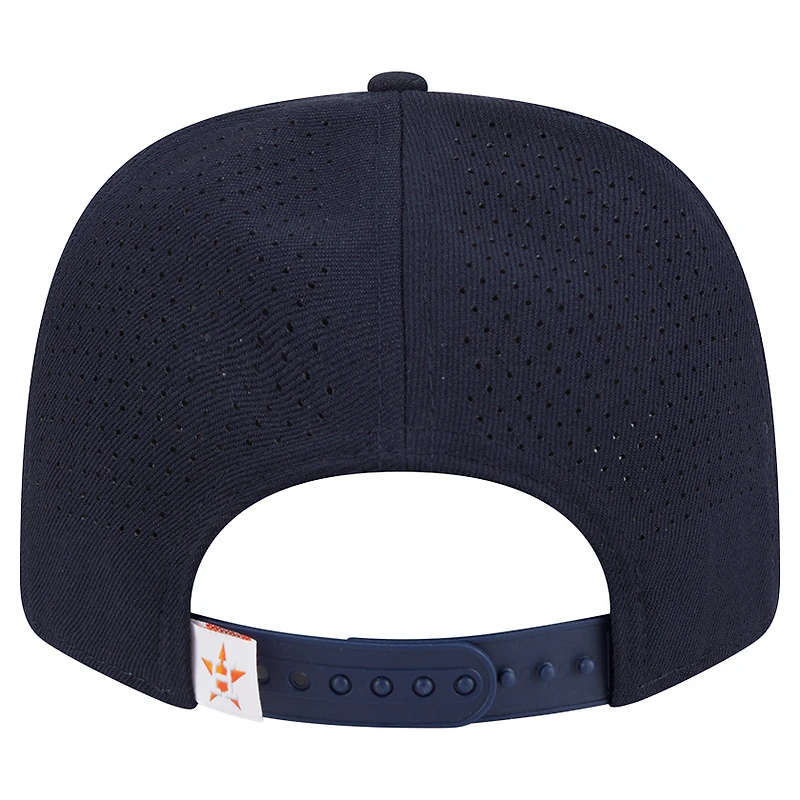 Men's New Era  Navy Houston Astros Performance 9SEVENTY Stretch-Snap Hat