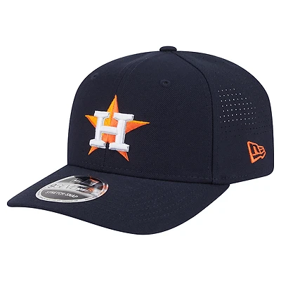 Men's New Era  Navy Houston Astros Performance 9SEVENTY Stretch-Snap Hat