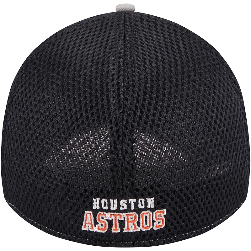 Men's New Era Navy Houston Astros Pipe 39THIRTY Flex Hat