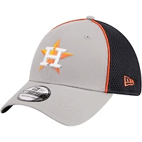 Men's New Era Navy Houston Astros Pipe 39THIRTY Flex Hat
