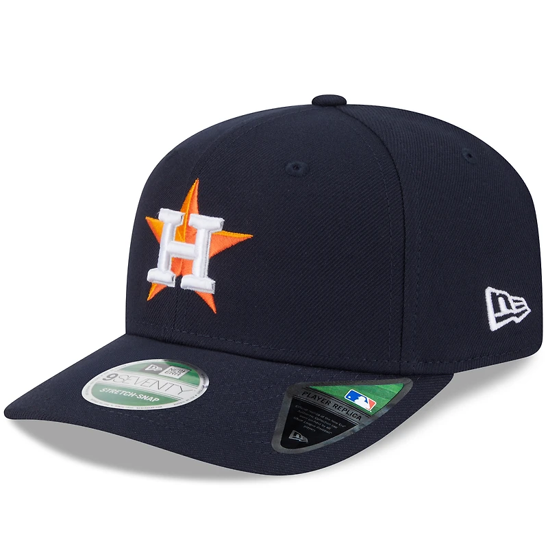 Men's New Era Navy Houston Astros Player Replica 9SEVENTY Adjustable Hat