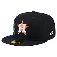Casquette ajustée New Era 59FIFTY pour homme, bleu marine, motif mascotte des Houston Astros.