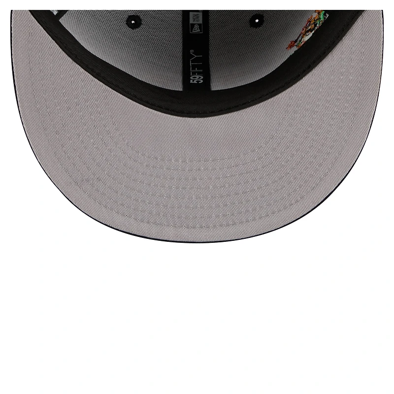 Casquette ajustée New Era 59FIFTY pour homme, bleu marine, motif mascotte des Houston Astros.