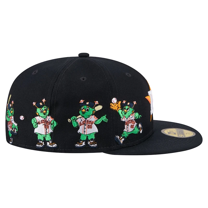 Men's New Era Navy Houston Astros Run Mascot 59FIFTY Fitted Hat
