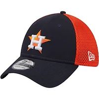 Casquette flexible New Era Houston Astros Team Neo 39THIRTY pour hommes, bleu marine