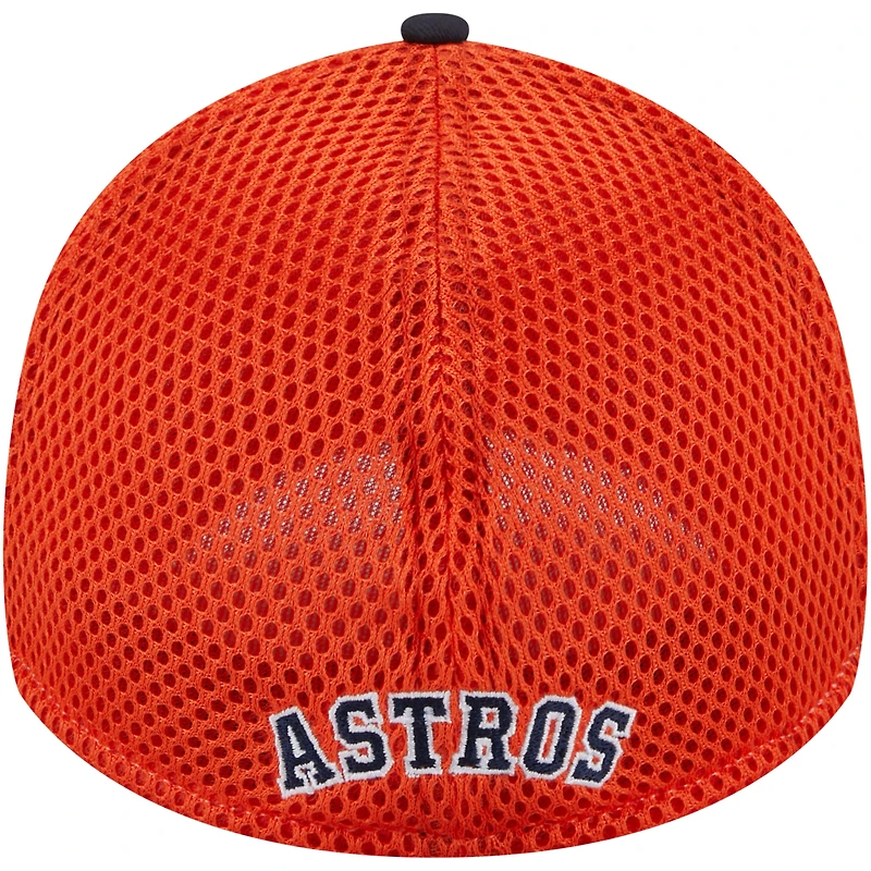 Casquette flexible New Era Houston Astros Team Neo 39THIRTY pour hommes, bleu marine