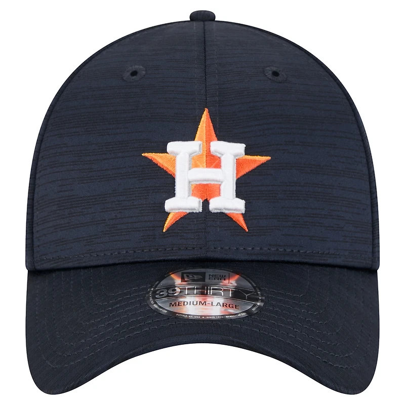 Men's New Era Navy Houston Astros Tech 39THIRTY Flex Hat