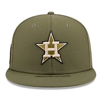 Men's New Era  Olive Houston Astros 2026 Armed Forces Day 59FIFTY Fitted Hat
