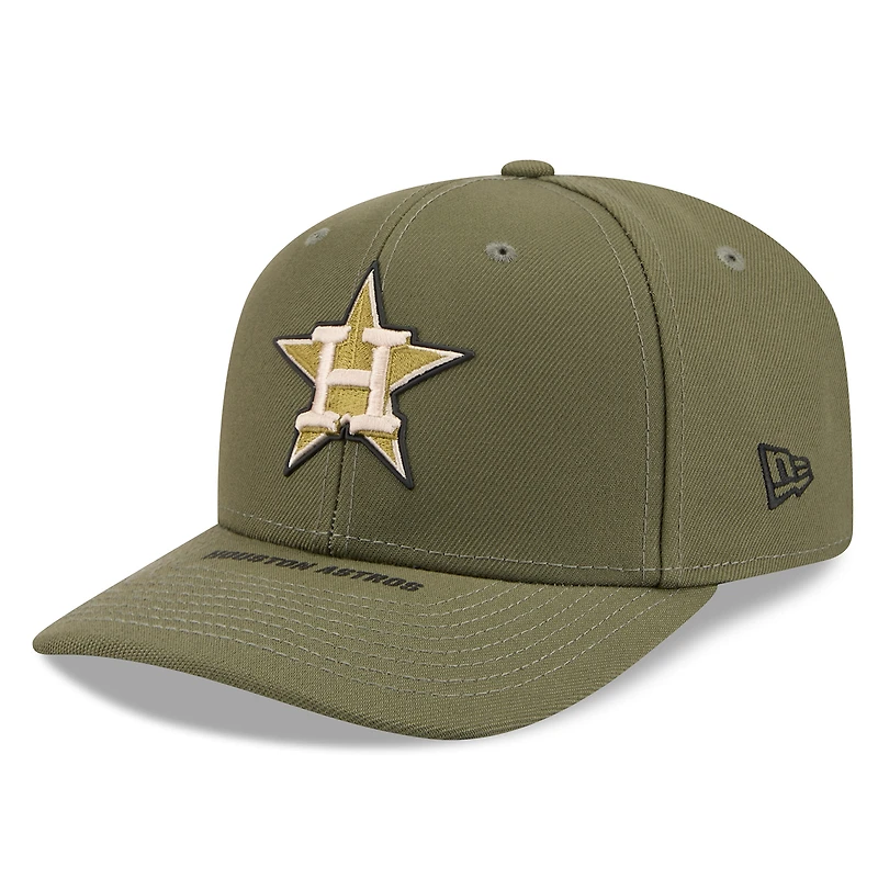 Men's New Era  Olive Houston Astros 2026 Armed Forces Day 9SEVENTY Adjustable Hat
